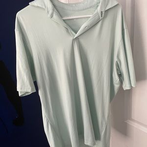 Very soft golf polo pale green